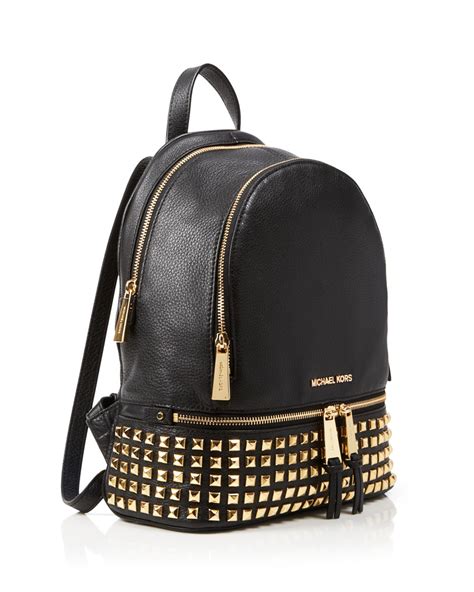 michael kors metallic silver backpack|Michael Kors small backpacks.